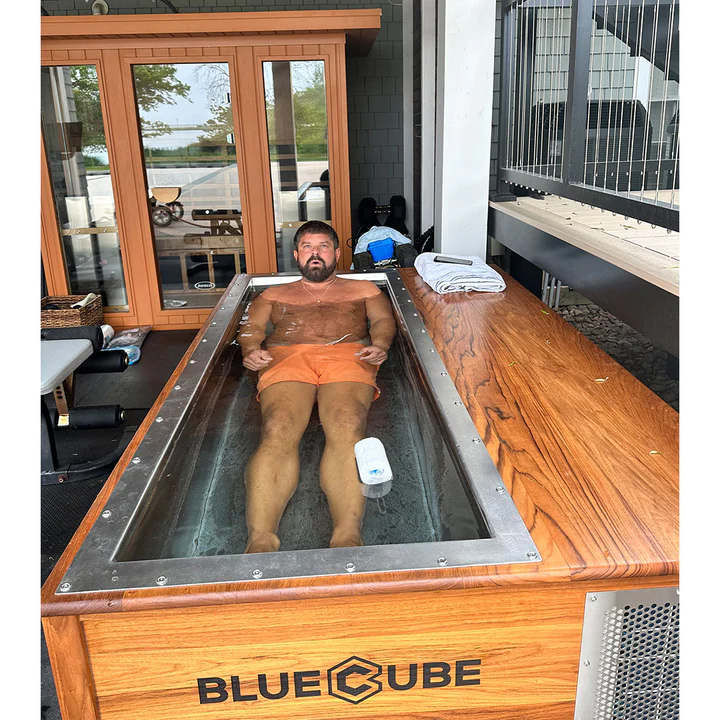 blue cube ice bath review - malibu