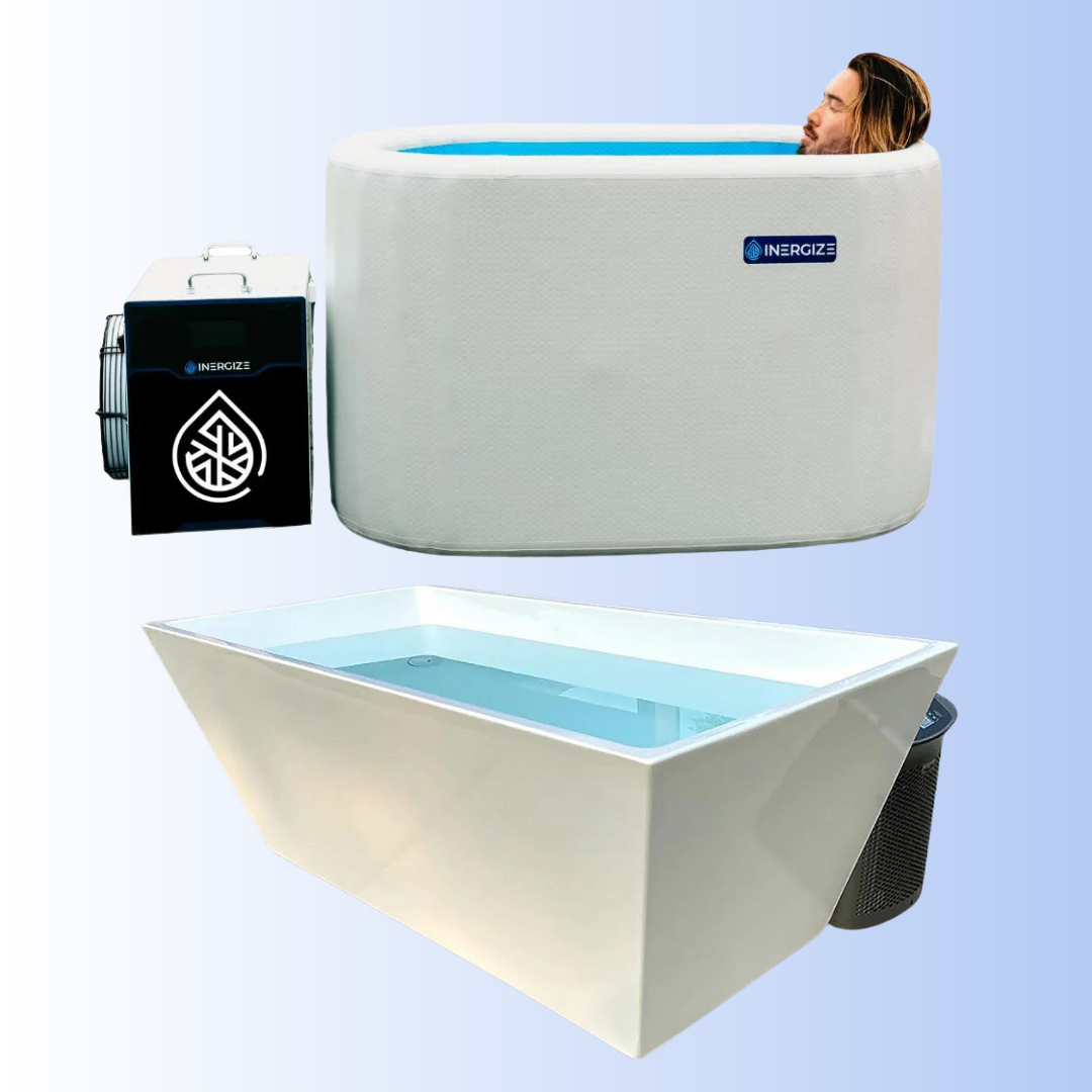 cold plunge tub vs the inergize health portable tub, inergize health review