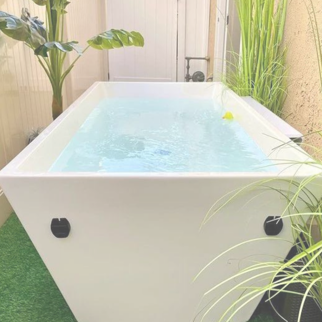 clean cold plunge tub, how to clean cold plunge