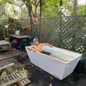 how to cold plunge at home