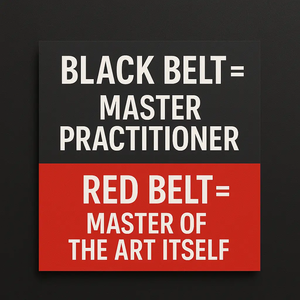 red belt bjj explained