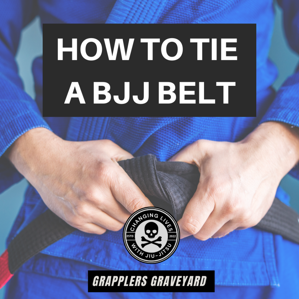 how to tie bjj belt