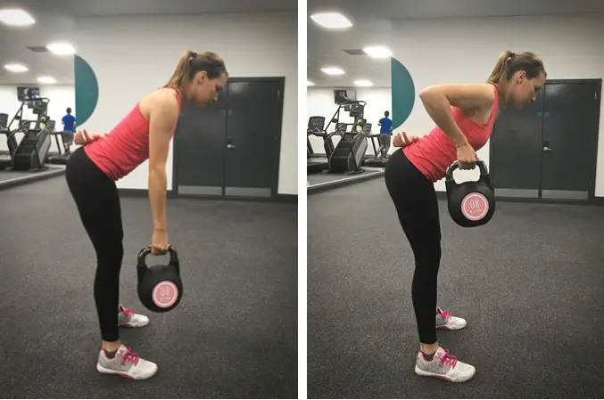 bent over rows