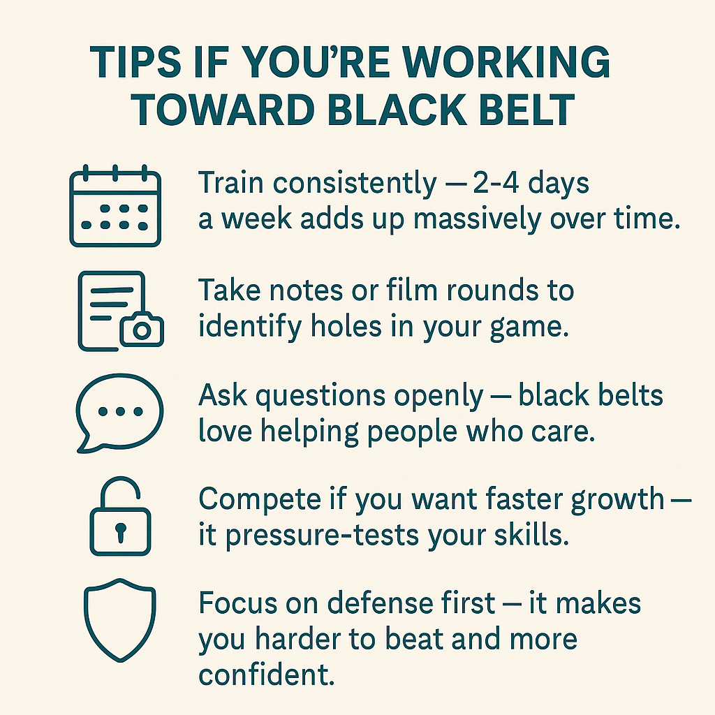 tips to get your black belt in bjj