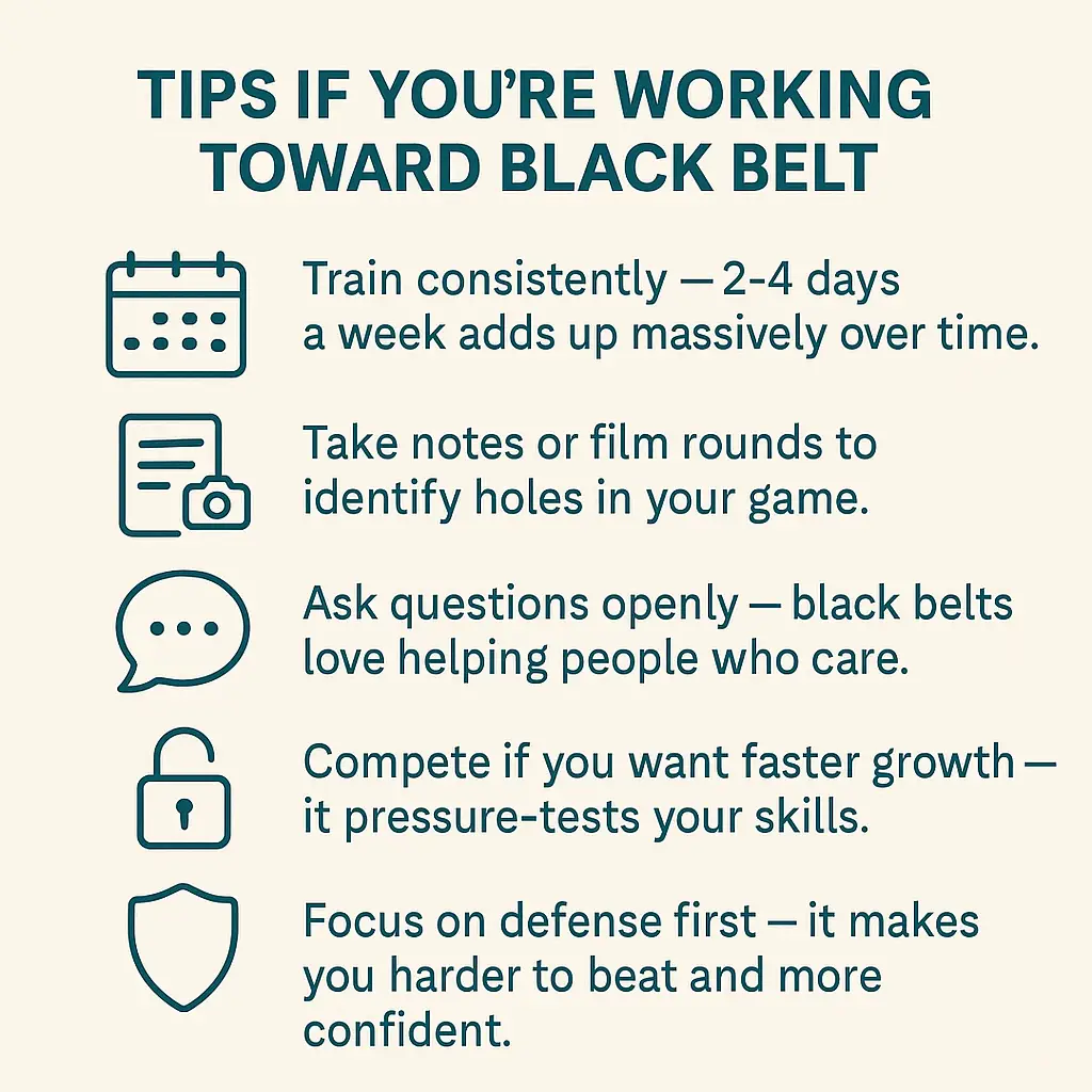tips to get your black belt in bjj