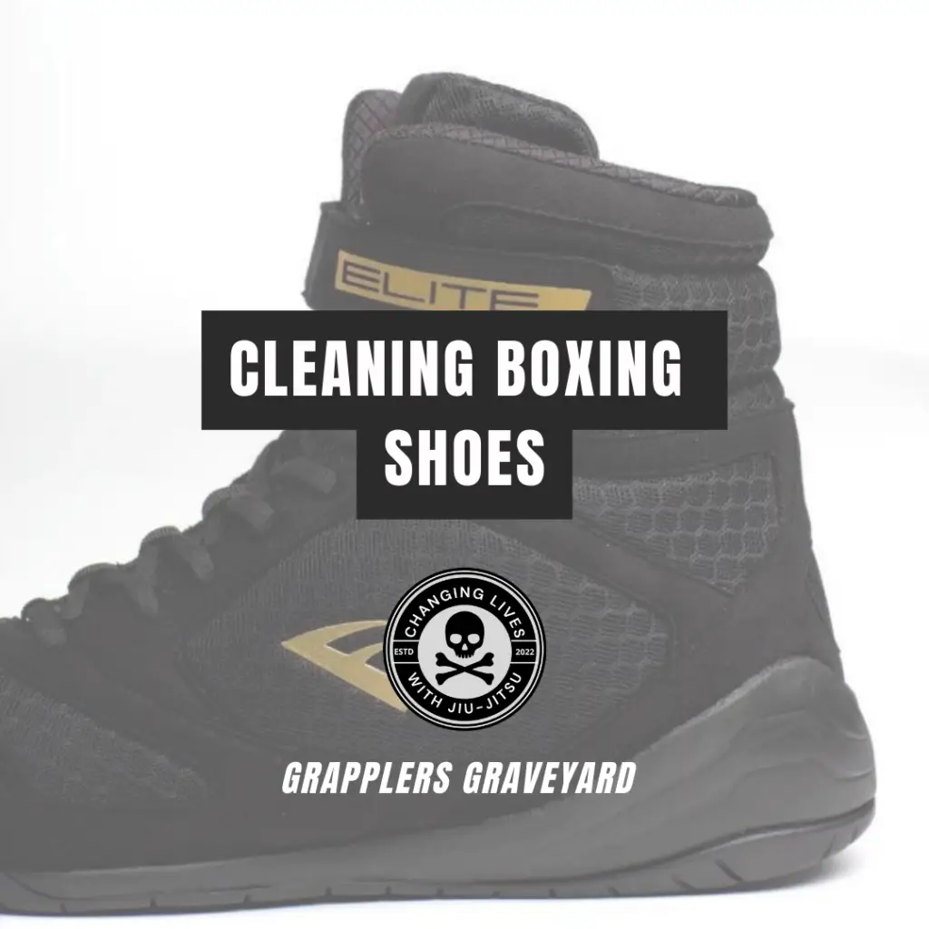 how to clean boxing shoes