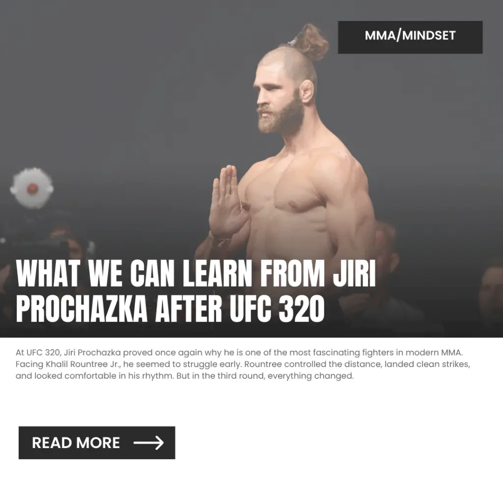 Jiri Prochazka's Mindset