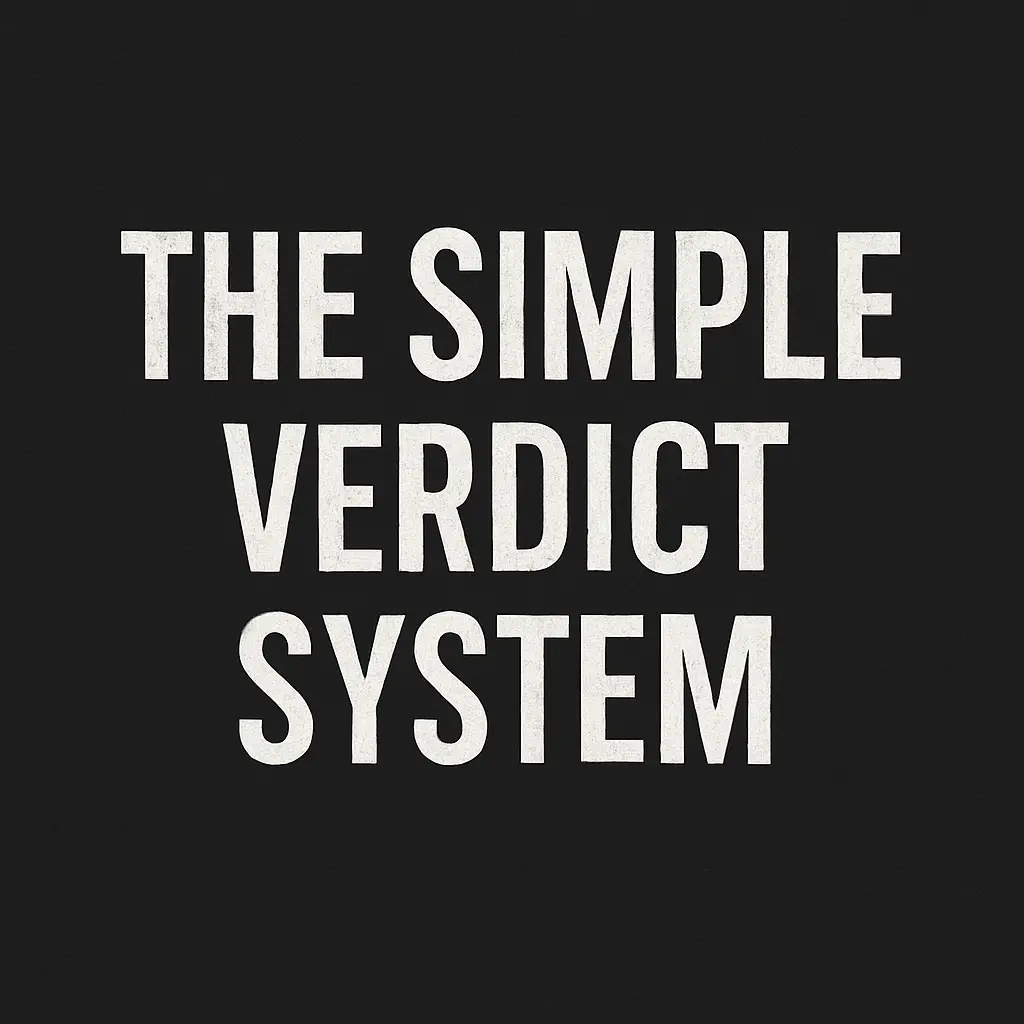 Simple Verdict System - Grapplers Graveyard