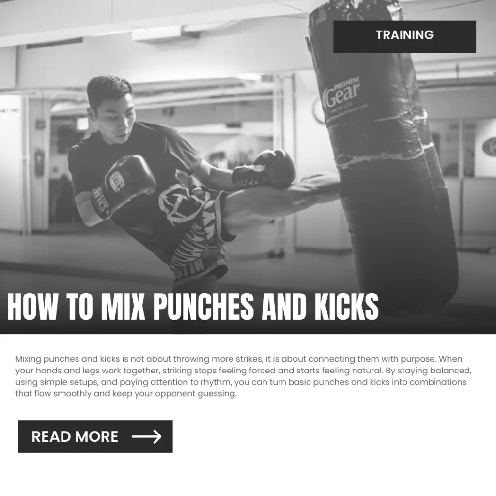 how to mix punches and kicks