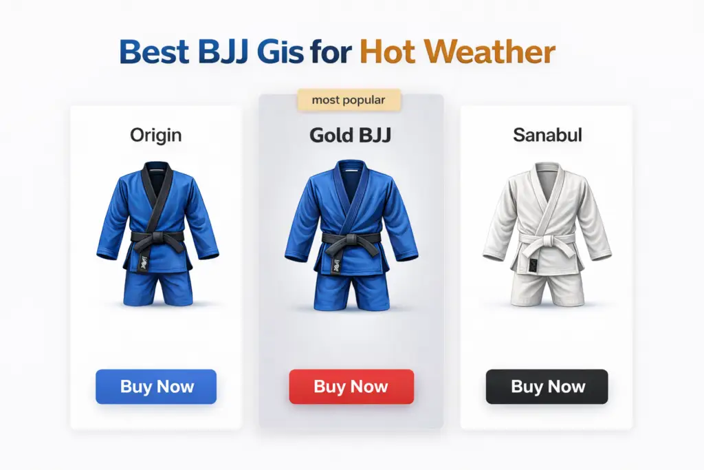 best bjj gi for hot weather