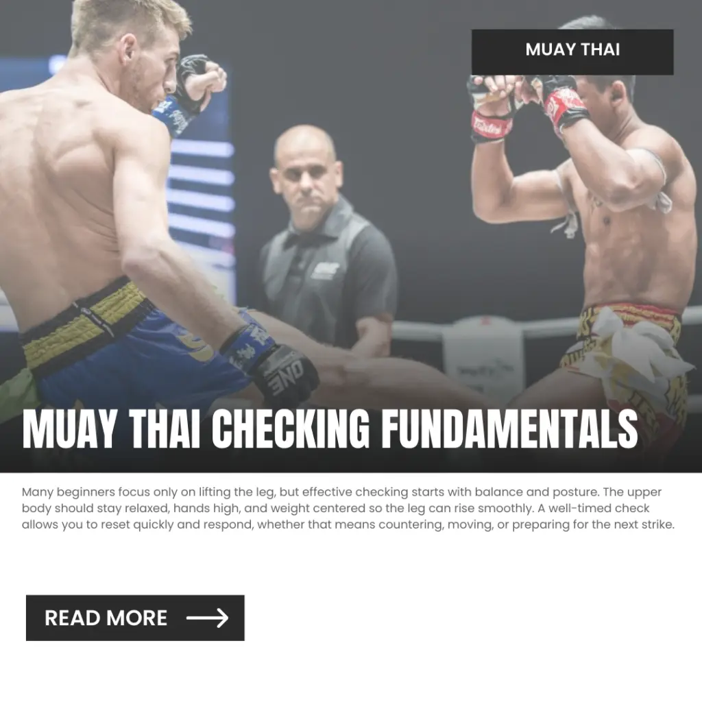 Muay Thai Checking Fundamentals