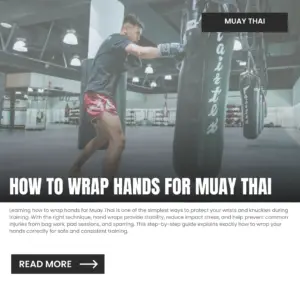 how to wrap hands for muay thai
