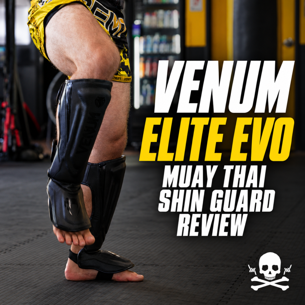 venum elite evo muay thai shin guard review